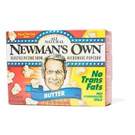 Newman's Own Oldstyle Picture Show Microwave Popcorn Butter Flavor