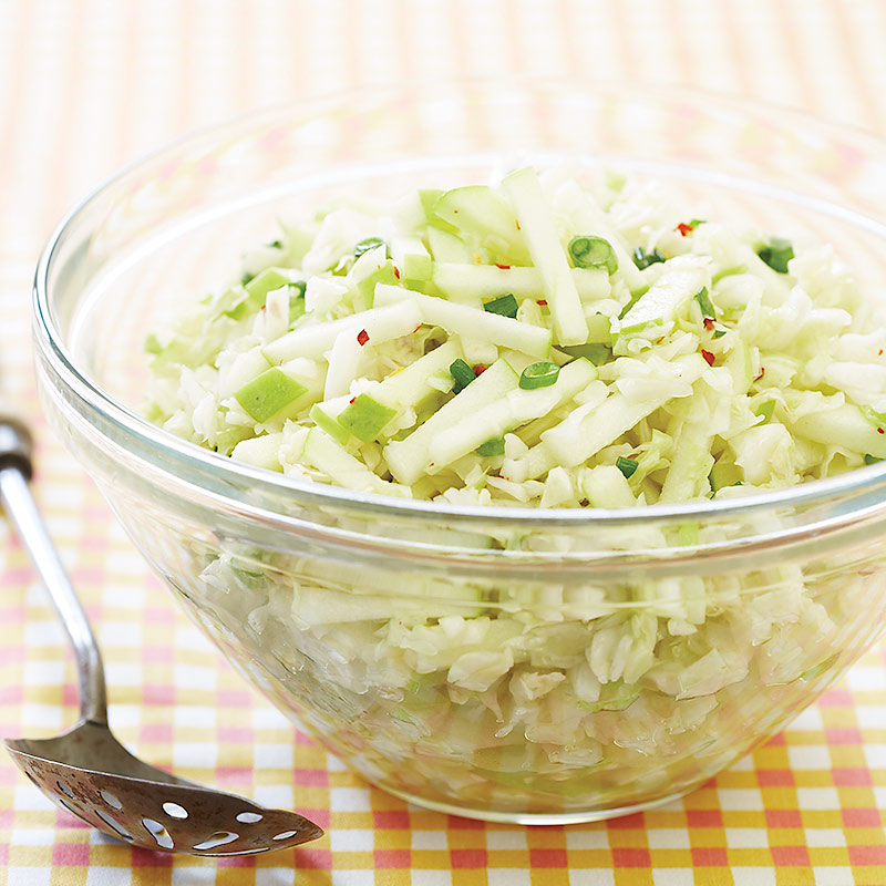 Tangy Apple-Cabbage Slaw