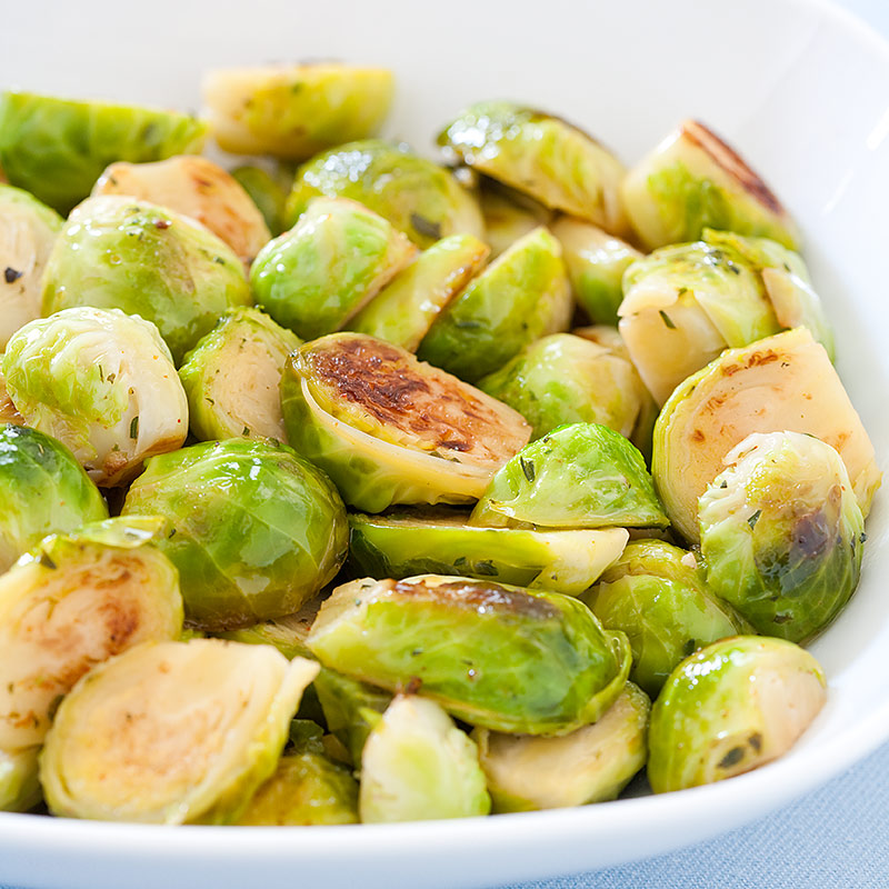 Maple-Glazed Brussels Sprouts