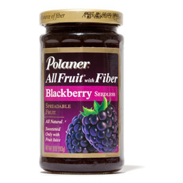 Polaner All Fruit with Fiber Blackberry Seedless Spreadable Fruit