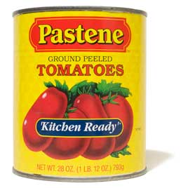 Pastene Kitchen Ready Ground Peeled Tomatoes