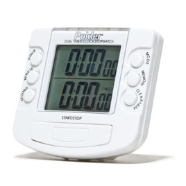 Polder Dual Timer/Clock/Stopwatch